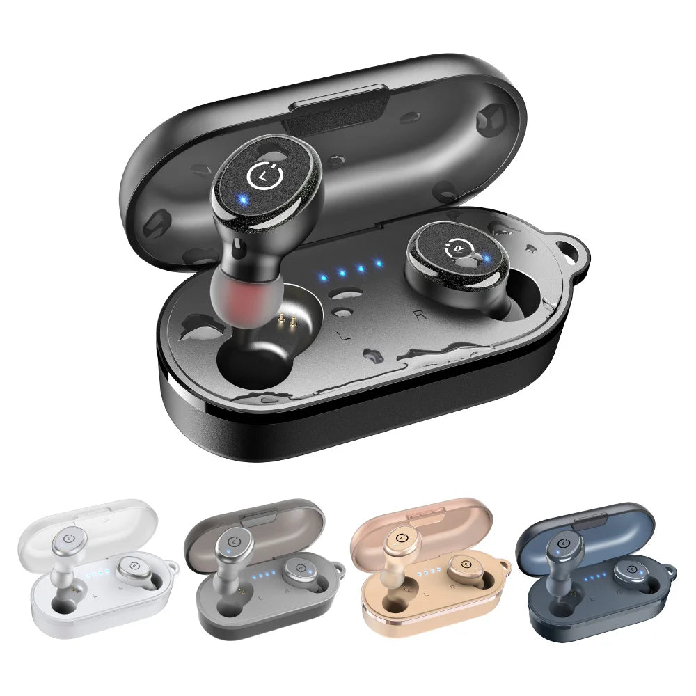Refurbished TOZO TWS Earbuds AI Translate In Ear Bluetooth 5.3 Earphones with Mic ENC Touch Control 32 Preset EQs Support APP