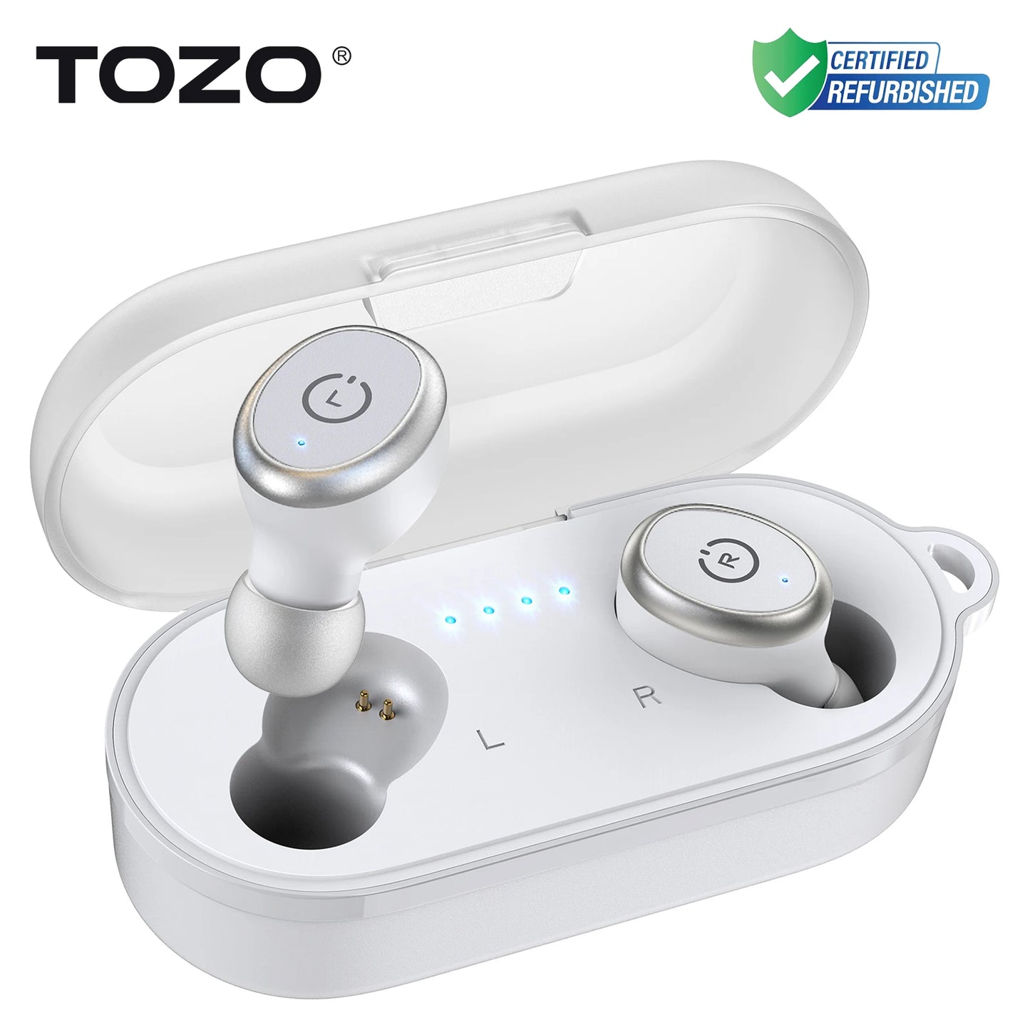 Refurbished TOZO TWS Earbuds AI Translate In Ear Bluetooth 5.3 Earphones with Mic ENC Touch Control 32 Preset EQs Support APP