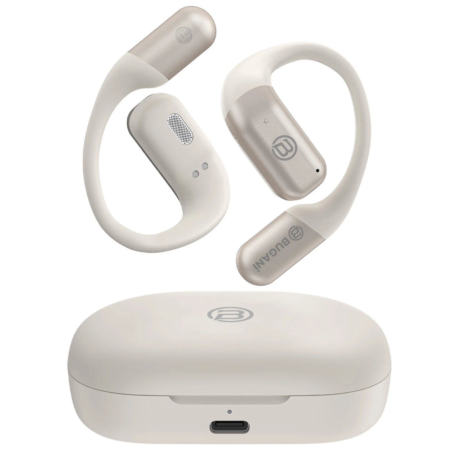 BUGANI AI translation earbuds, real-time translation into 134 languages, 3 in 1 earphones, 5.4 wireless earphones, touch control