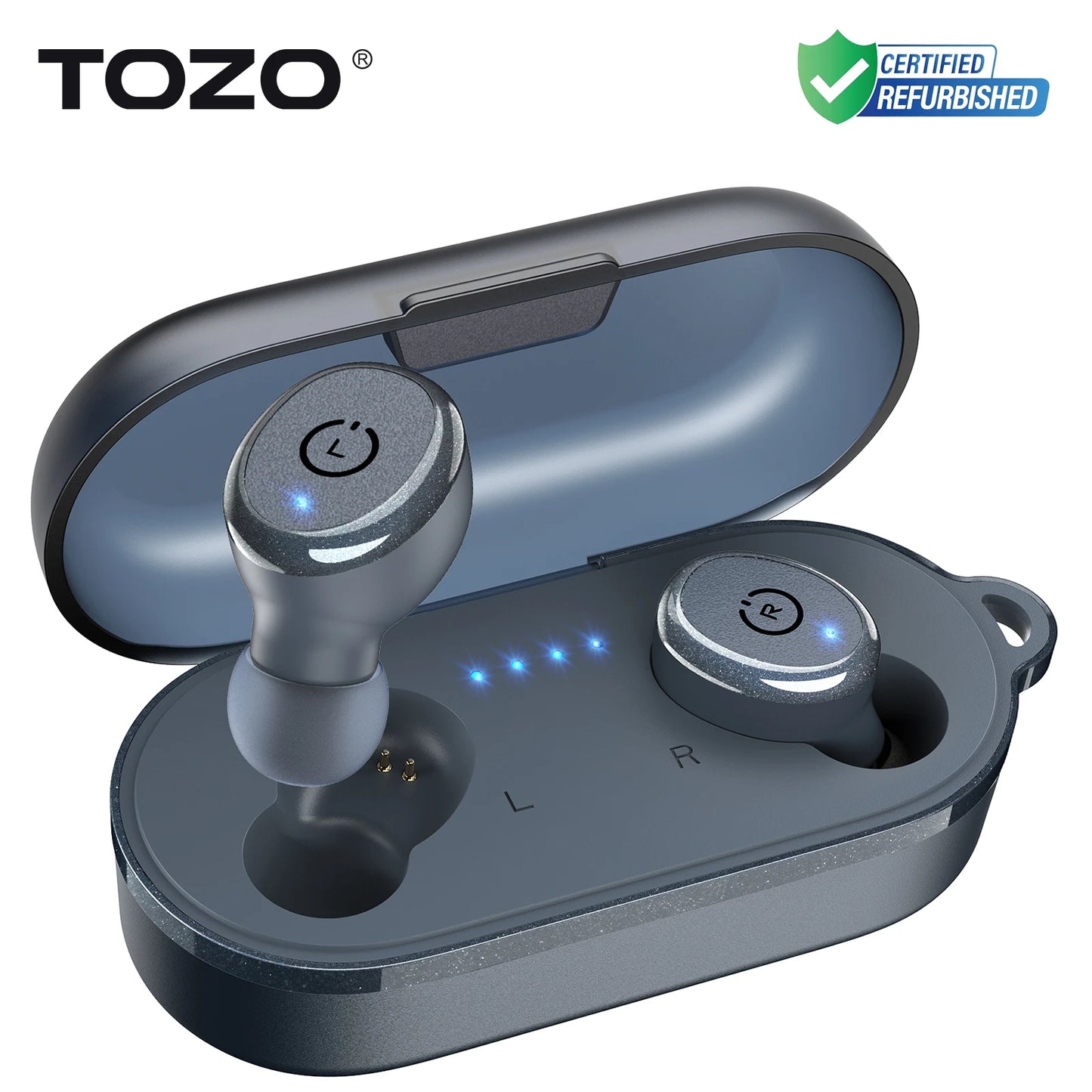Refurbished TOZO TWS Earbuds AI Translate In Ear Bluetooth 5.3 Earphones with Mic ENC Touch Control 32 Preset EQs Support APP
