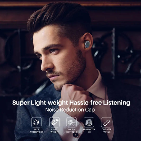 Refurbished TOZO TWS Earbuds AI Translate In Ear Bluetooth 5.3 Earphones with Mic ENC Touch Control  32 Preset EQs Support APP
