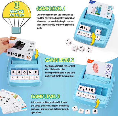Children's educational toys supporting alphabet arithmetic games for boys girls 4-12 years old gift toys early education tools