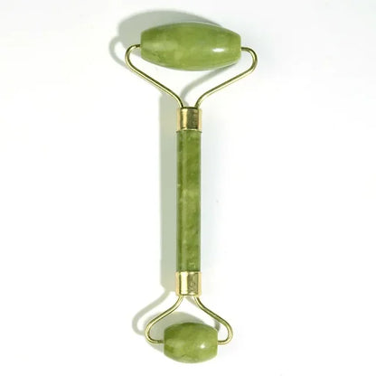 New Anti Aging Jade Stone Massage Set Gua Sha Rose Quartz Jade Face Roller gua shua