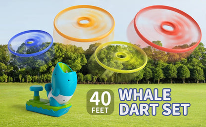 Flying Disc Launcher Outdoor Outside Toys, Outdoor Toys For Kids Boys
