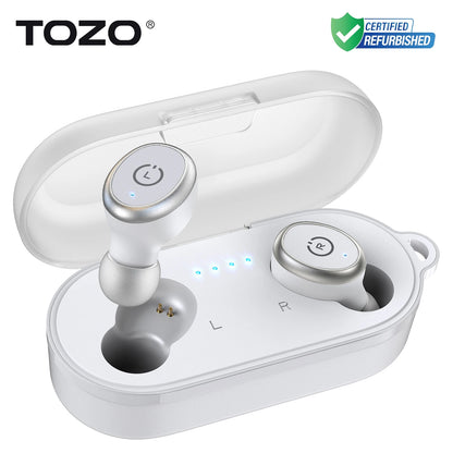Refurbished TOZO TWS Earbuds AI Translate In Ear Bluetooth 5.3 Earphones with Mic ENC Touch Control  32 Preset EQs Support APP