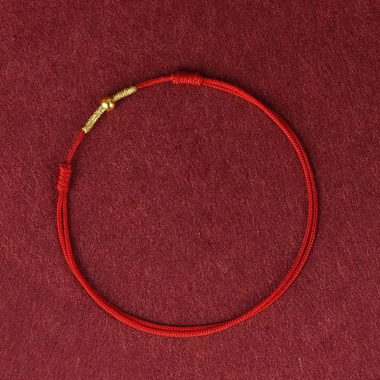 Pulsera de Cuerda Tejida Simple Cuatro Hojas