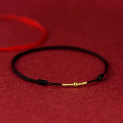 Pulsera de Cuerda Tejida Simple Cuatro Hojas